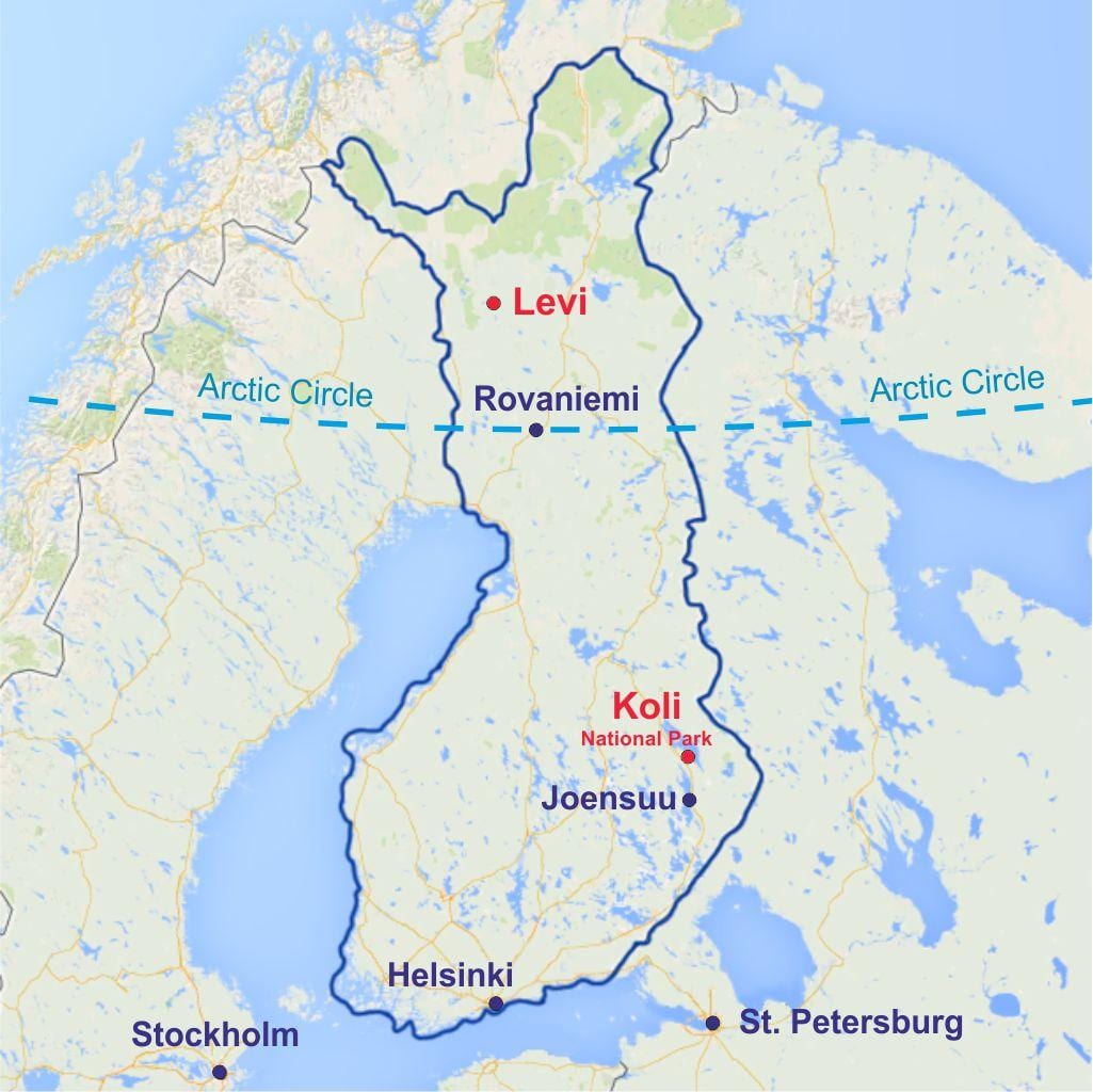 Somijā levi karte
