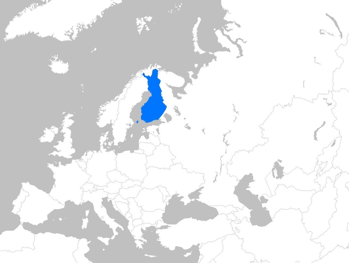 Somija par eiropas karte