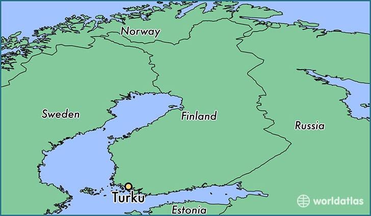 Karte turku Somija