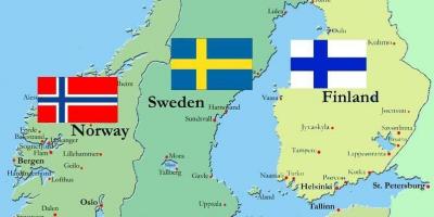 Somijas karte pasaulē