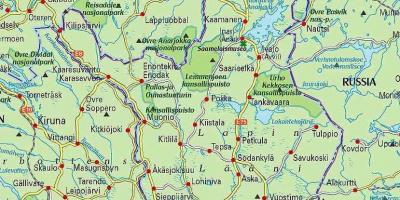 Karte un Somijā lapzemē