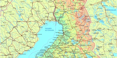Kartes Somijas ceļu
