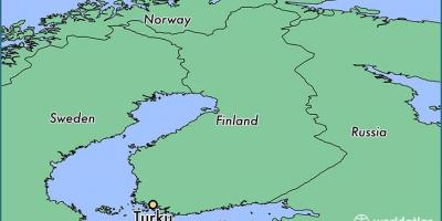 Karte turku Somija